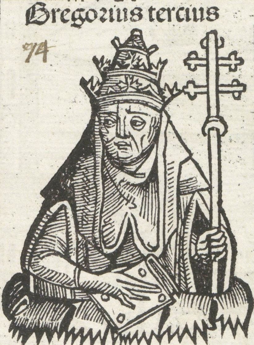 Papa Gregorio III | Planeta 16 Papa Gregorio III