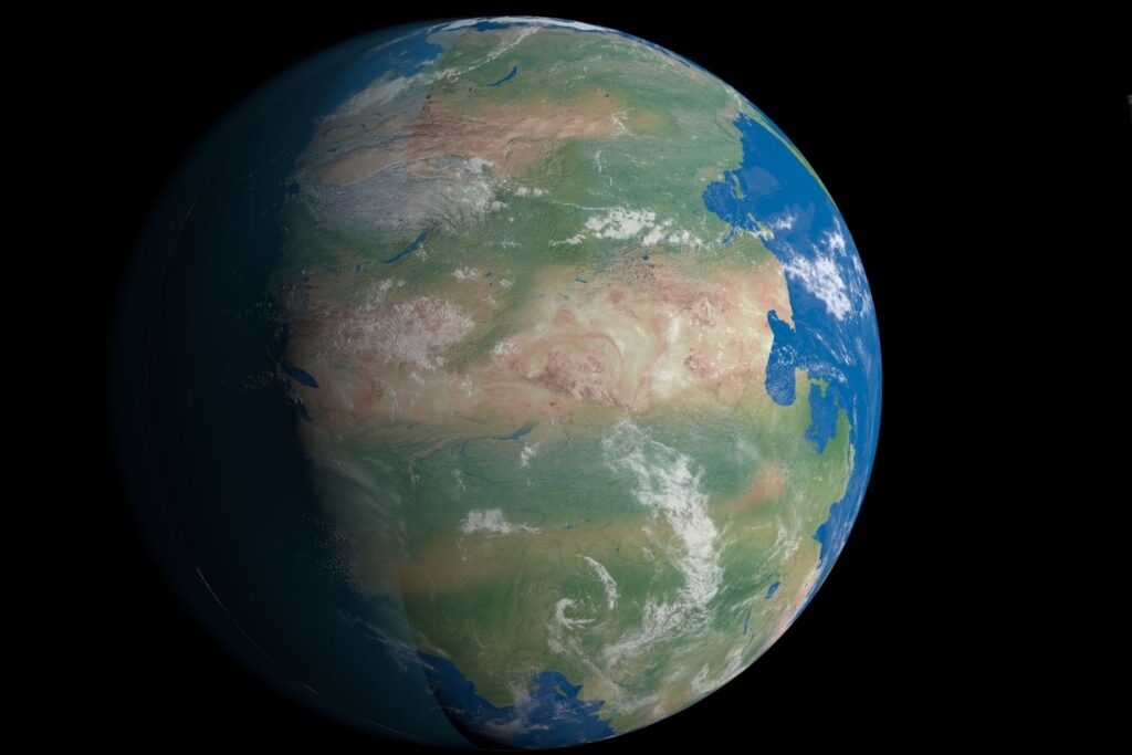 pangea-dinosaurios | Planeta 16 Reconstrucción del supercontinente Pange