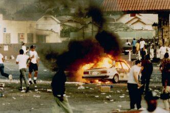 Caos y destrucción marcaron uno de los episodios más tensos de la historia reciente de Los Ángeles