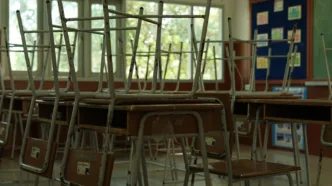 Escuela cerrada por COVID-19