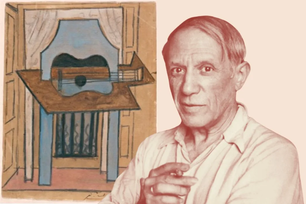 'Naturaleza muerta con guitarra', 1919, de Pablo Picasso