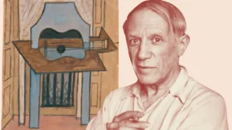 'Naturaleza muerta con guitarra', 1919, de Pablo Picasso