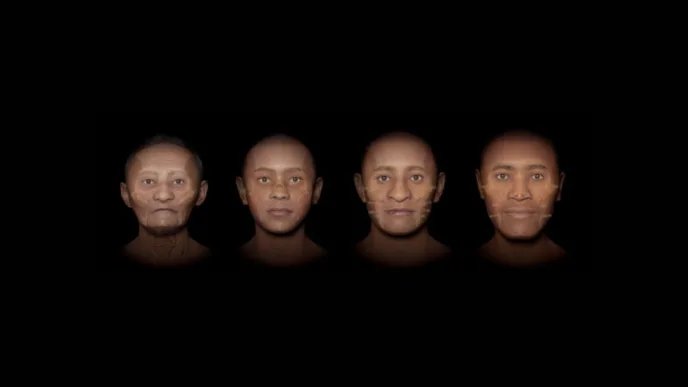 Cuatro momias enterradas con máscaras hace siglos en Colombia han sido desenmascaradas digitalmente, revelando por primera vez sus rostros reales