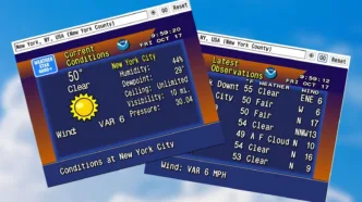 Matt Walsh ha devuelto a la vida el estilo noventero de The Weather Channel con una web que parece sacada de otra época