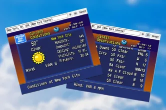 Matt Walsh ha devuelto a la vida el estilo noventero de The Weather Channel con una web que parece sacada de otra época