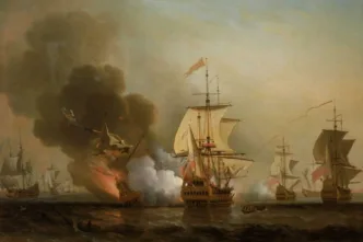 Explosión del galeón San José